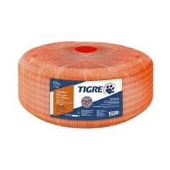 MANGUEIRA CORRUGADA LARANJA REFORÇADA TFLEX 25MM 50M TIGRE