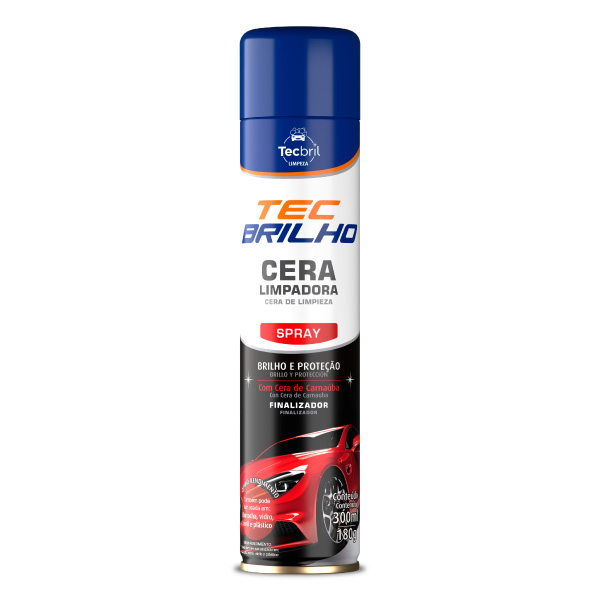 Cera Limpadora Spray 300ml Tecbril - Ref.592.0228
