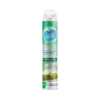 Odorizador Capim Limao 250ml Puro Ar - Ref.021.0247