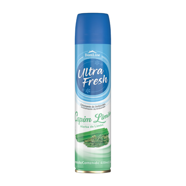 Odorizador Capim Limao 400ml Ultra Fresh - Ref.021.0093