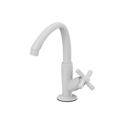 Torneira Cozinha Mesa Alta Móvel Cross Branca 1/2” Tigre - Ref.300000464