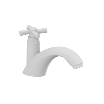 Torneira Lavatório Mesa Cross Branca 1/2” Tigre - Ref.300000482