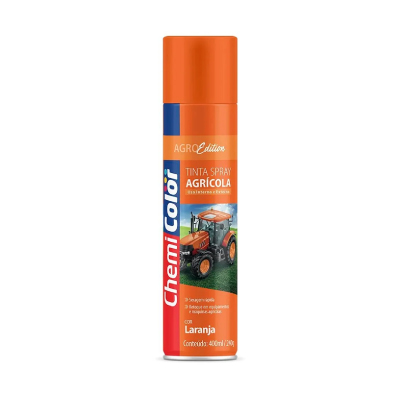 Tinta Spray Agrícola Laranja 400ml Chemicolor - Ref.068.0225