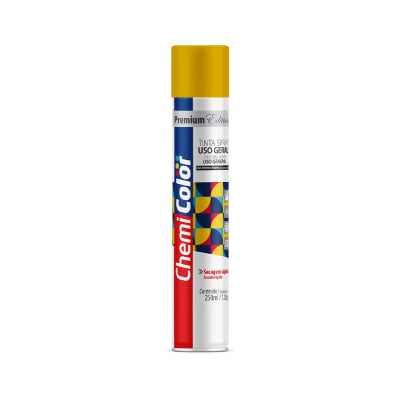 Tinta Spray Geral Amarelo 250ml Chemicolor - Ref.0680579