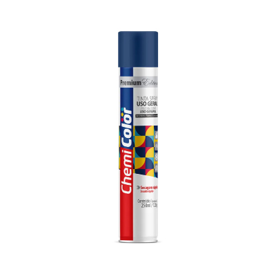 Tinta Spray Geral Azul Escuro 250ml Chemicolor - Ref.068.0514/ 068.0607