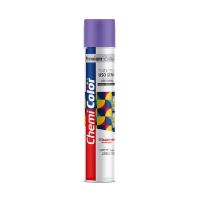 Tinta Spray Geral Violeta Claro 250ml Chemicolor - Ref.068.0554