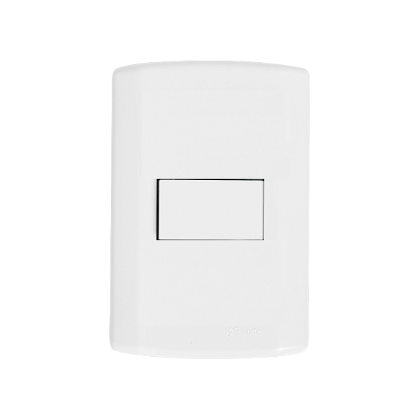 Interruptor Embutir 1tecla Paralela Modular Branca Pluzie - Ref.7201
