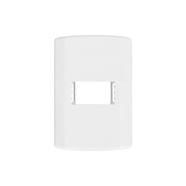 Placa 4x2 1modulo Modular Branca Pluzie - Ref.7295