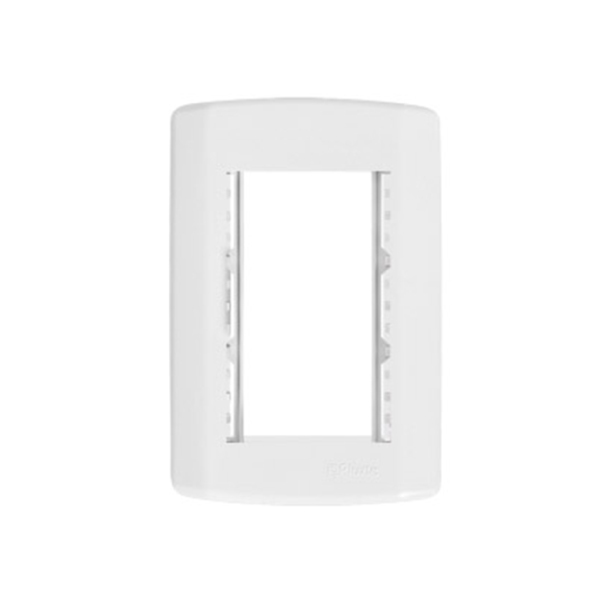 Placa 4x2 3modulos Junt Modular Branca Pluzie - Ref.7280