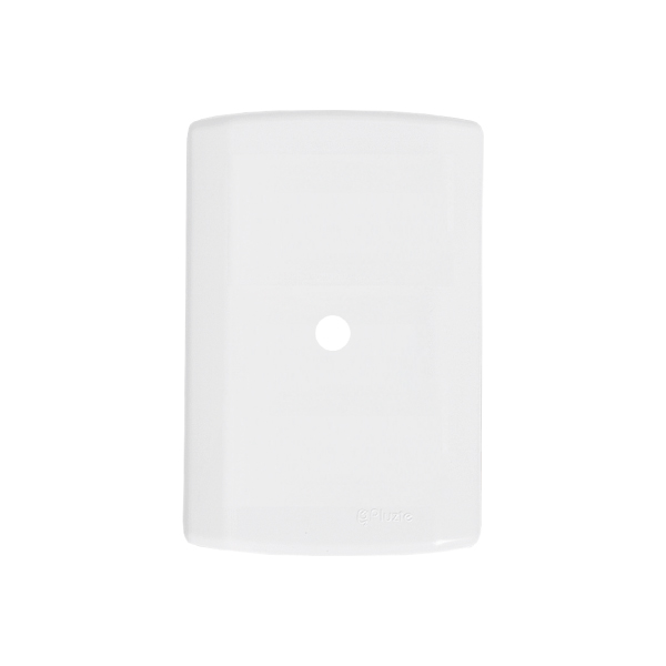 Placa 4x2 Passa Fio Modular Branca Pluzie - Ref.7257