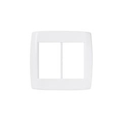 PLACA 4X4 6MODULOS SEPARADO MODULAR BRANCA PLUZIE - Ref.7285