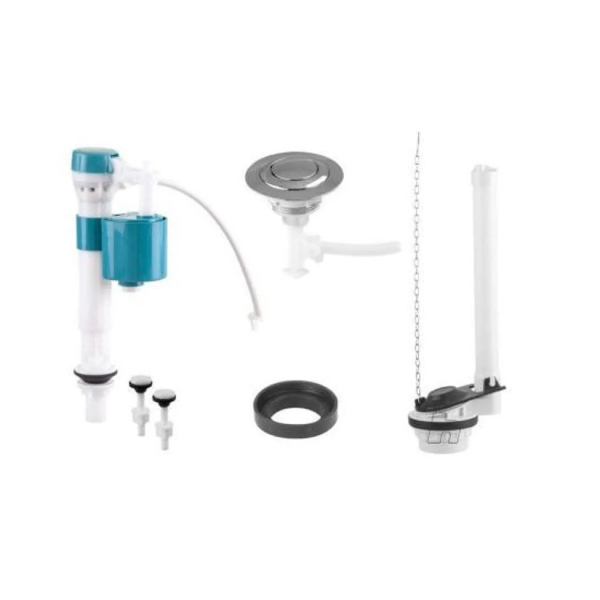 Mecanismo Universal Completo P/Caixa Acoplada Acionamento Cromado Deca - Ref.1100.SI.54.01