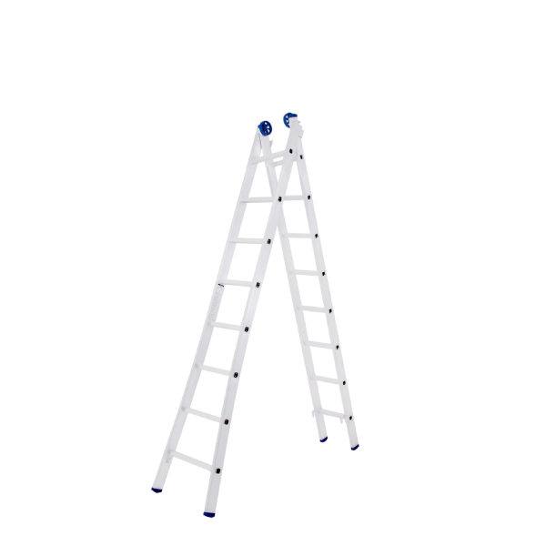 Escada Aluminio Extensiva 2x8 Degraus Mor - Ref.5204