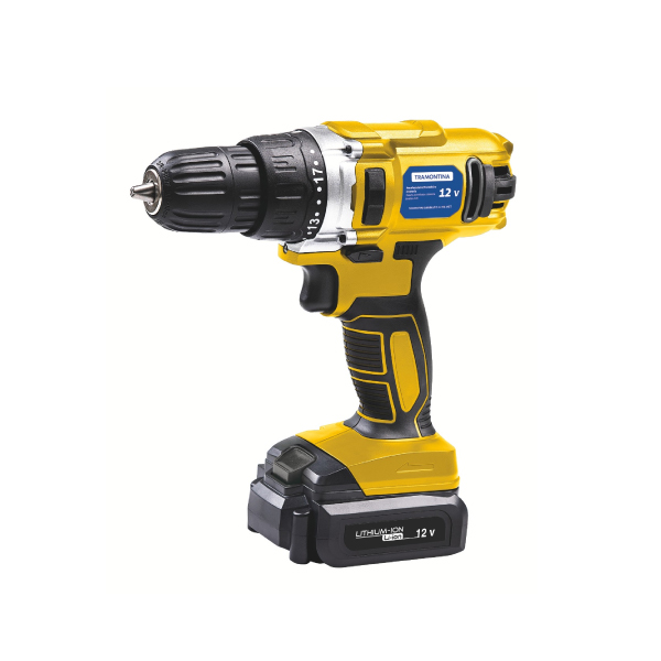 Parafusadeira Furadeira 3/8” 12v Bat 16pcs Tramontina - Ref.42383216