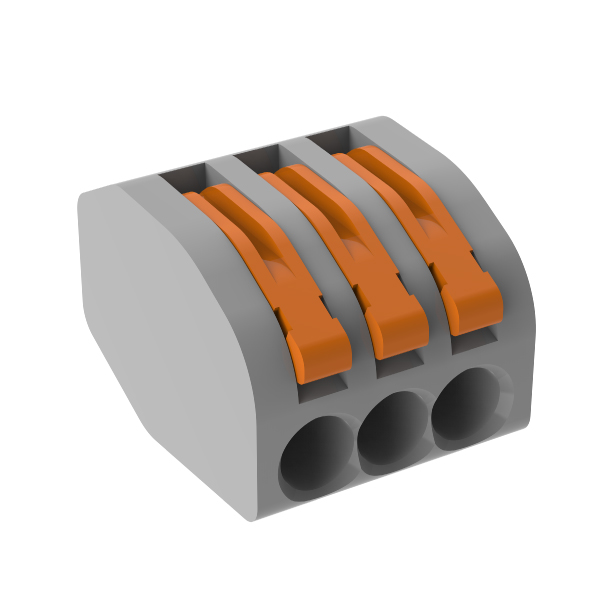 Conector Emenda 3 Vias 0,2-4,0mm Soprano - Ref.05133.0003.01