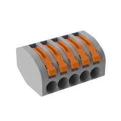 CONECTOR EMENDA 5 VIAS 0,2-4,0MM SOPRANO-Ref.05133.0005.01