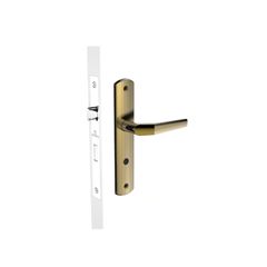 FECHADURA BANHEIRO POPLINE ALAVANCA ANTIQUE BRASS SOPRANO-Ref.03003.0811.15