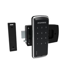 FECHADURA SOBREPOR DIGITAL FSP100 PRETA SOPRANO - Ref.22001.0100.92