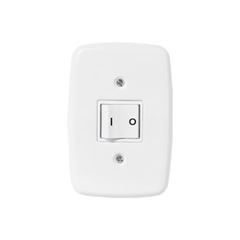 INTERRUPTOR EMBUTIR 1TECLA BIPOLAR 20A IDEALE BRANCA PLUZIE - Ref.3290
