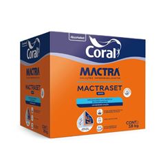 ARGAMASSA  IMPERMEÁVEL MACTRASET BRANCO 18KG CORAL MACTRA-Ref.5859525