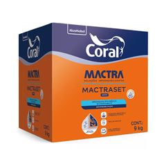 ARGAMASSA  IMPERMEÁVEL MACTRASET 9KG CORAL MACTRA-Ref.5859522