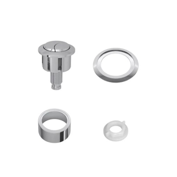 Botao Acionamento Para Caixa Acoplada Duplo Cromado Deca - Ref.1100.SI.56.01