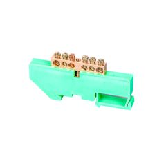 BARRAMENTO TERRA/TRILHO C/6 FUROS TAF - Ref.1001574