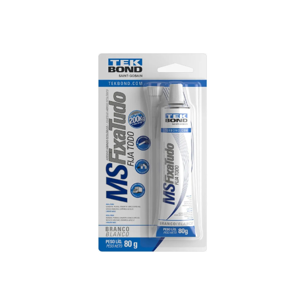 Adesivo Montagem Ms Fixa Tudo Branco 80g Tekbond - Ref.17000019077