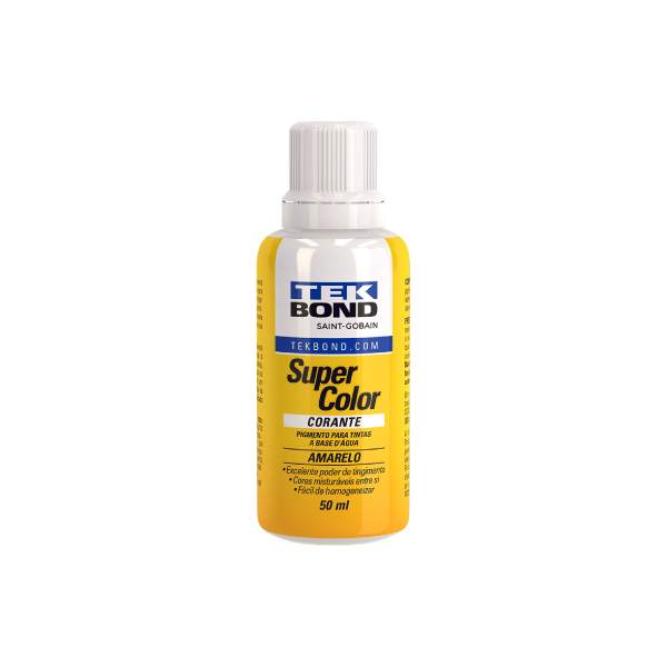 Corante Liquido Amarelo 50ml Tekbond - Ref.17000004094