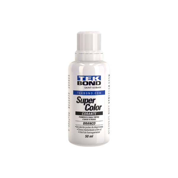 Corante Liquido Branco 50ml Tekbond - Ref.17000003623
