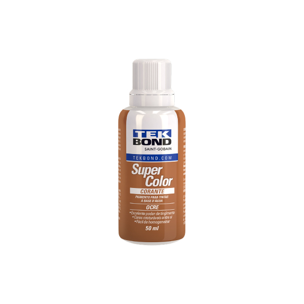 Corante Liquido Ocre 50ml Tekbond - Ref.17000003622