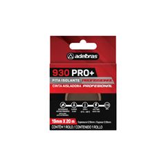 FITA ISOLANTE PRETA 20MX19 PRO ADELBRAS - Ref.0803060017