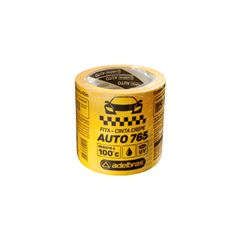 FITA CREPE 48MMX40M 765 AUTOMOTIVA PROFISSIONAL AMARELA ADELBRAS - Ref.1621000002