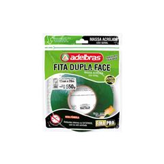 FITA DUPLA FACE 12X20M ACRILICA TRANSPARENTE ADELBRAS - Ref.0815000027
