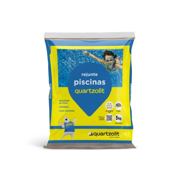 Rejunte Piscina Azul Celeste 6x5kg Quartzolit - Ref.0108.00007.0030FD