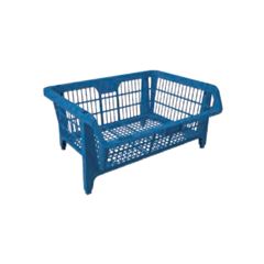 CESTO EXPOSITOR MEDIO EMPILHAVEL AZUL C/5 PRESTO - Ref.42511