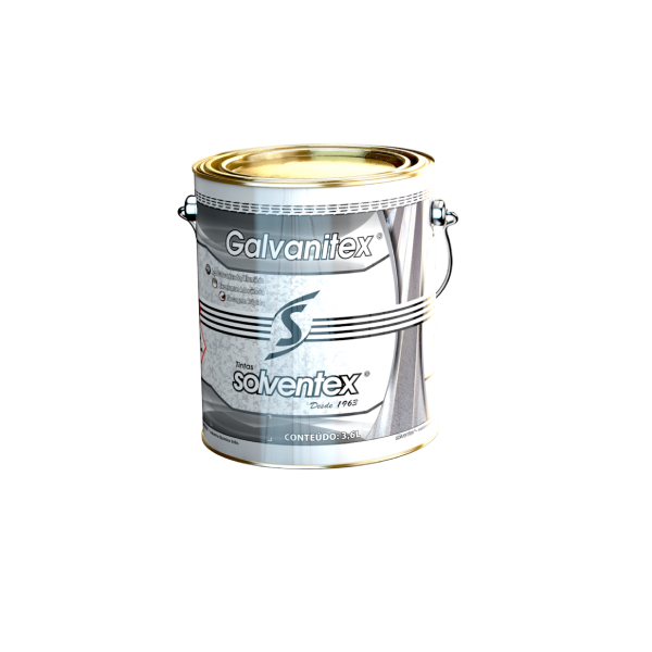 Zarcão 3,6l Galvanitex Cinza Claro Fosco  Solventex - Ref.540GL