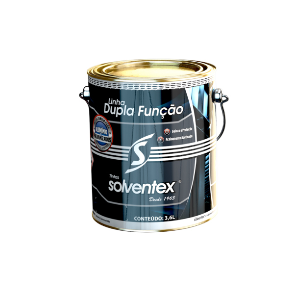 Zarcão 3,6l Dupla Funcao Cinza Acetinado Solventex - Ref.1096GL