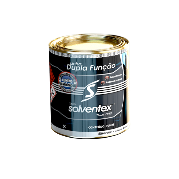 Zarcão 0,9l Dupla Funcao Cinza Acetinado Solventex - Ref.1096QT