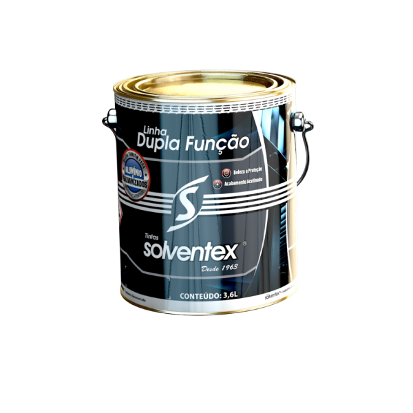 Zarcão 3,6l Dupla Funcao Preto Acetinado Solventex - Ref.1990GL