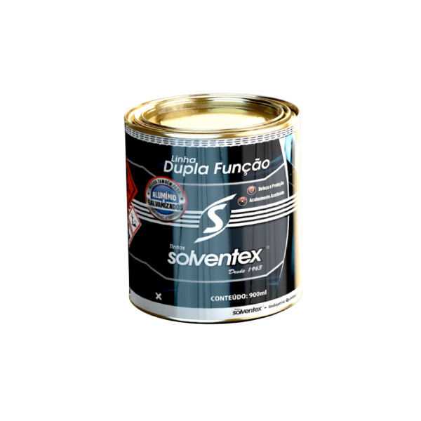 Zarcão 0,9l Dupla Funcao Preto Acetinado Solventex - Ref.1990QT