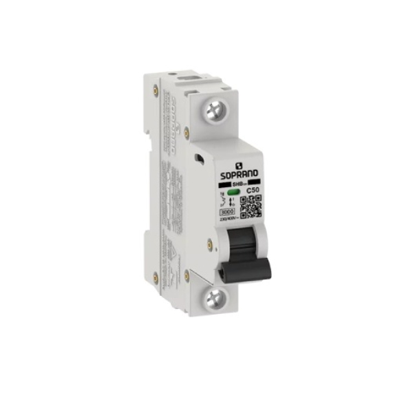Disjuntor Din Unipolar 50a Curva C Soprano - Ref.05121.7050.11