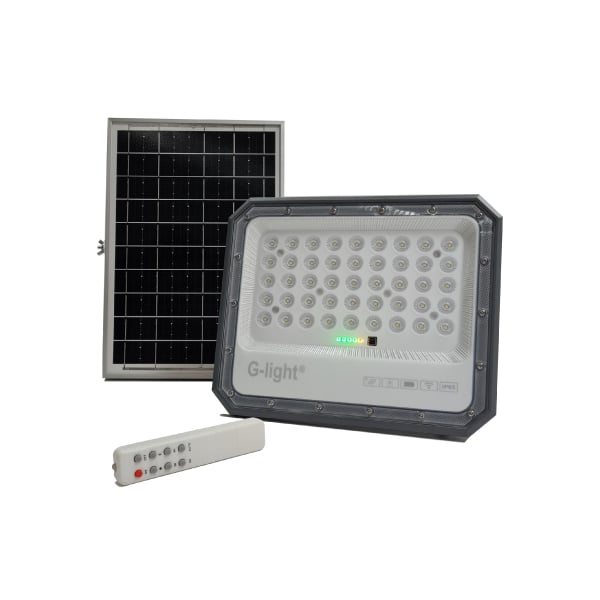 Refletor Led Solar 200W 6500k Cinza Glight - Ref.200.58.0276-0
