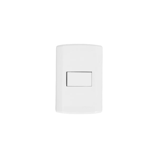 Interruptor Embutir 1Tecla Intermediario 20a Modular Branca Pluzie - Ref.7240