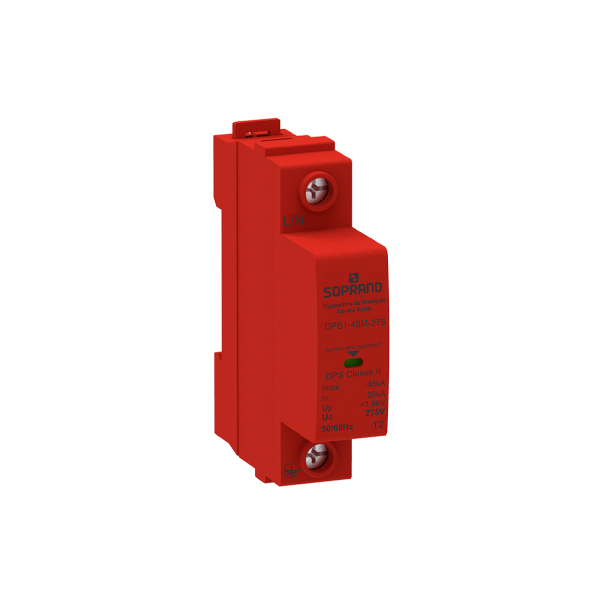 Dispositivo Dps Proteção E Surto 45ka Soprano - Ref.05190.0023.01
