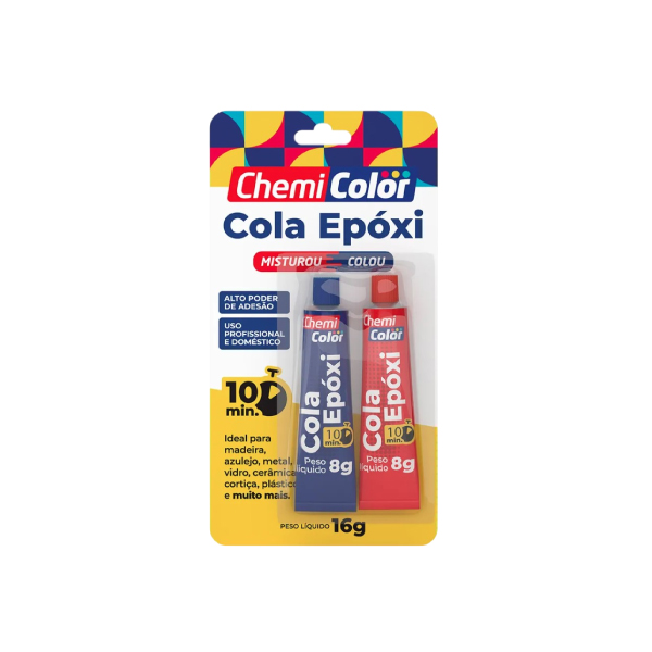 Cola Epóxi 10min 16g Chemicolor - Ref.0680576