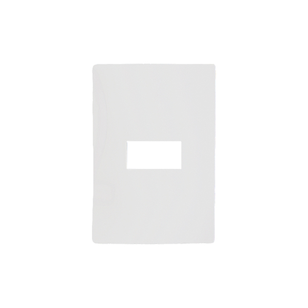 Placa 4x2 C/Suporte 1 Modulo Branca I9 Ilumi - Ref.96070