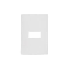 PLACA 4X2 C/SUPORTE 1 MODULO BRANCA I9 ILUMI - Ref.96070