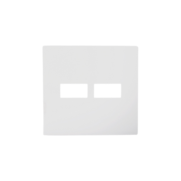 Placa 4x4 C/Suporte 1+1 Modulos Branca I9 Ilumi - Ref.97060