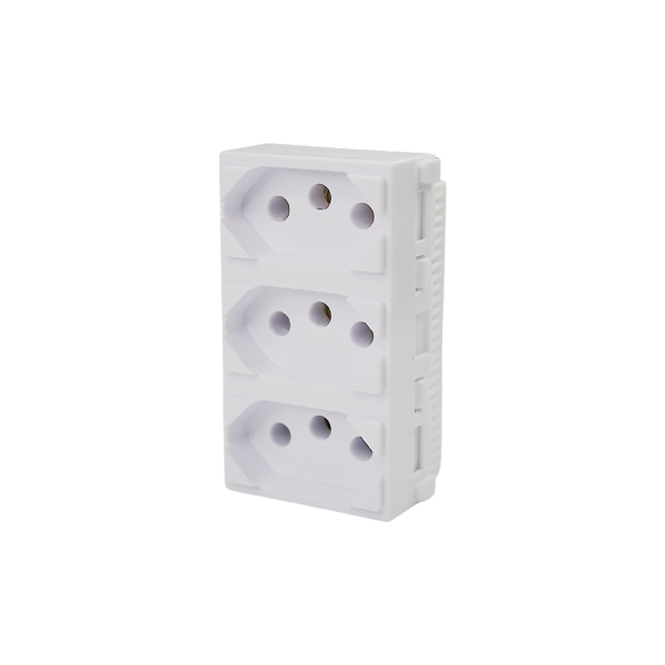 Módulo 3 Tomadas Monobloco 10a I9 Ilumi - Ref.95123
